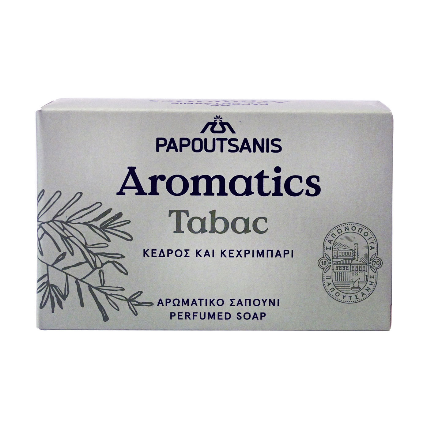 Тверде мило Papoutsanis Aromatics Тютюн, 100 г